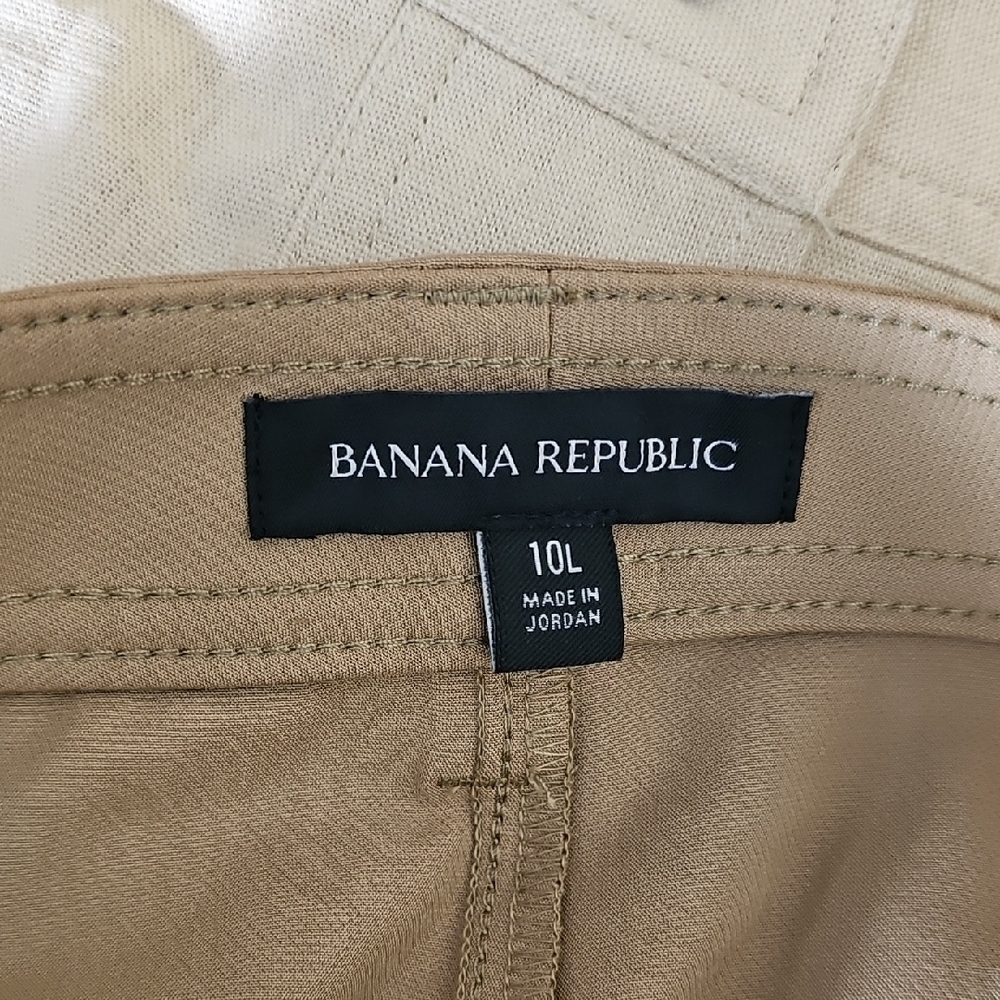 Banana Republic Tan Cargo Women's Pants with Relaxed Fit Size 10L - Picture 12 of 14
